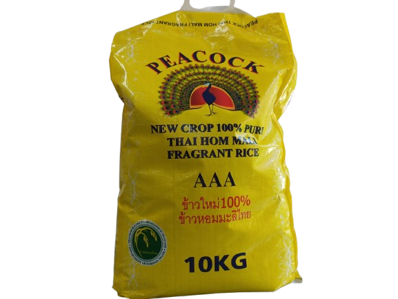 Peacock Jasmine Fragrant Rice - 10KG