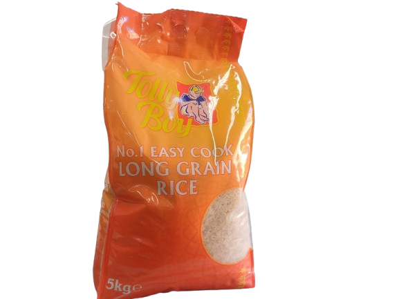 Tolly Boy Easy Cook Rice - 5KG