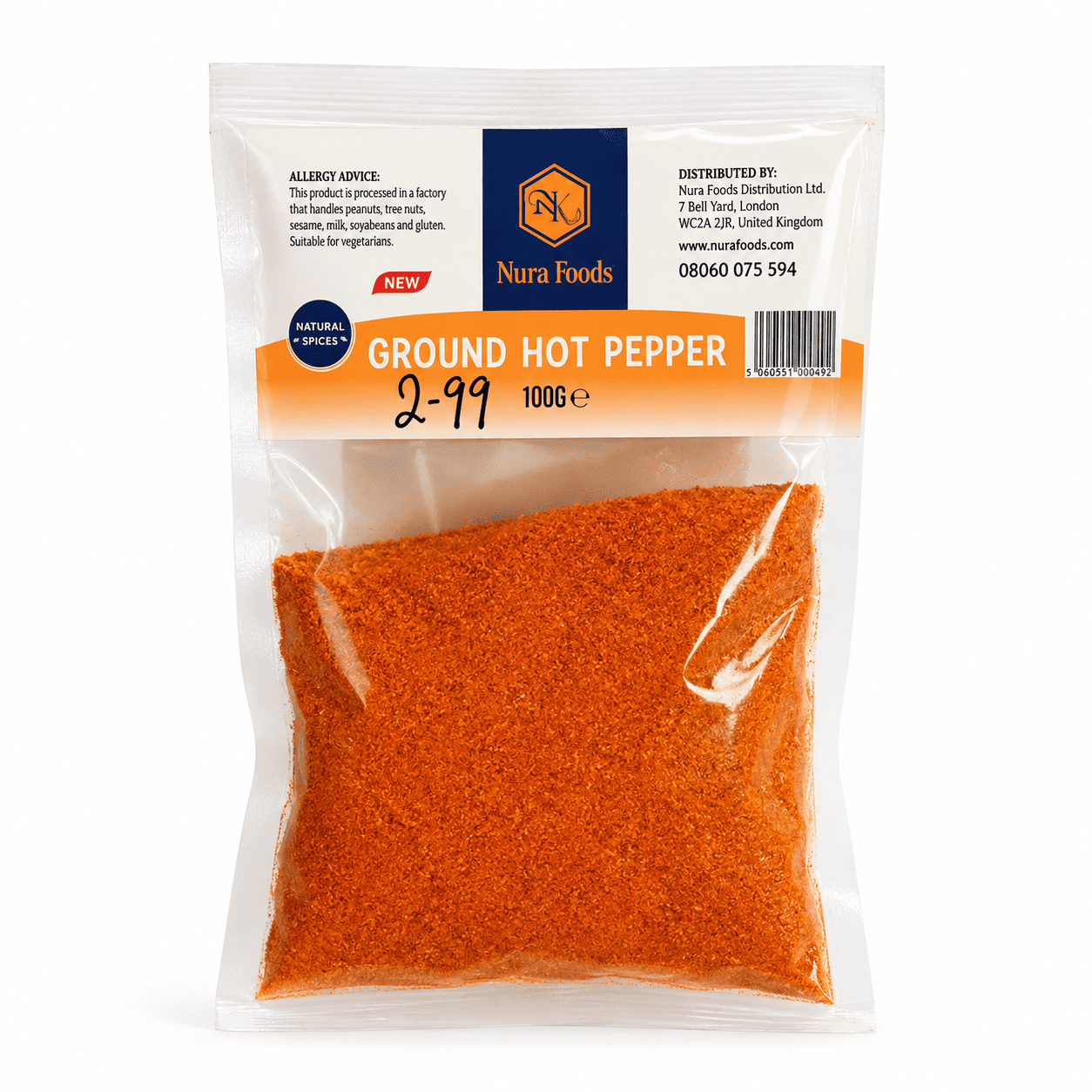 NUra Foods Ground hot Pepper