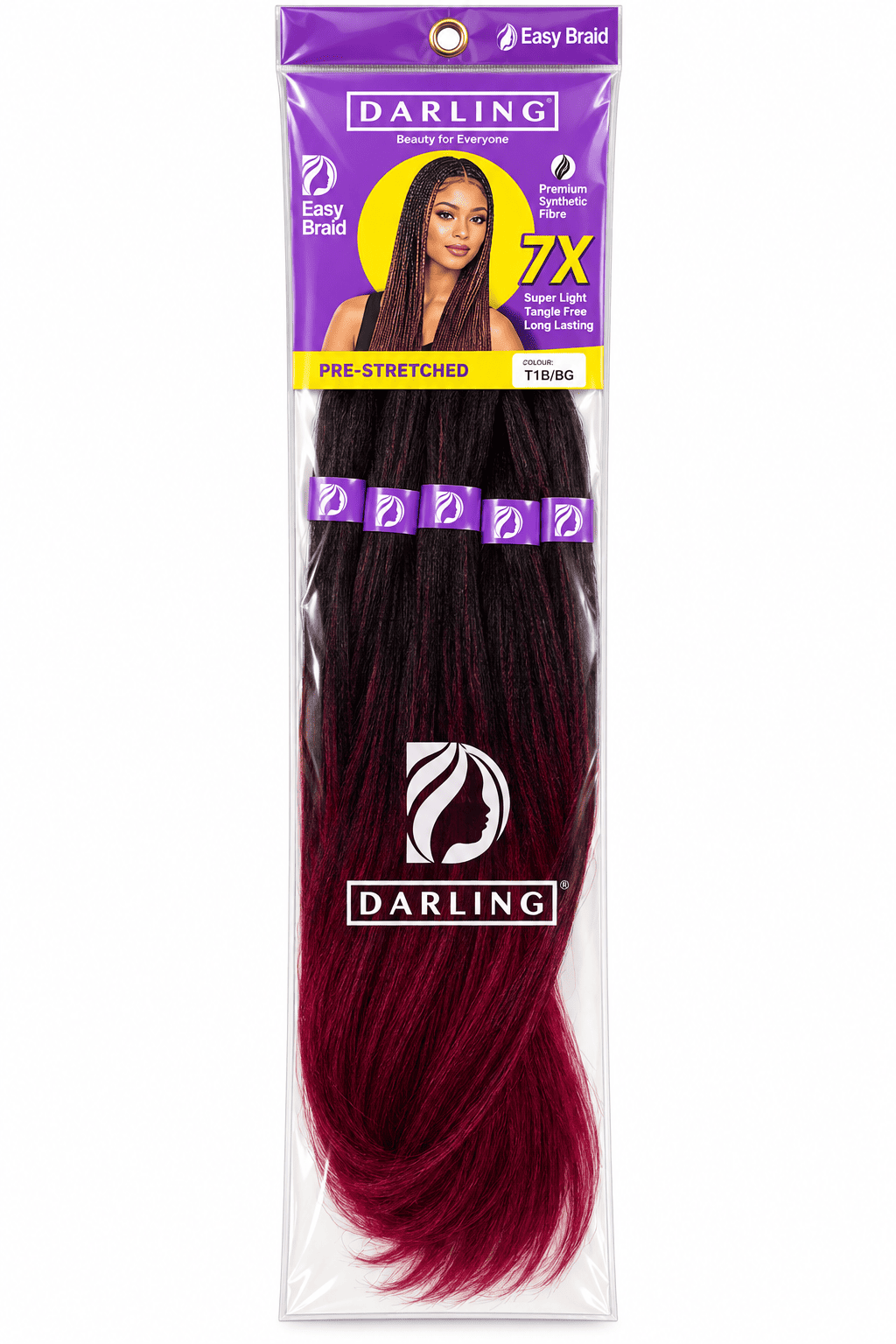 Darling Easy Braid Burgundy Extensions 