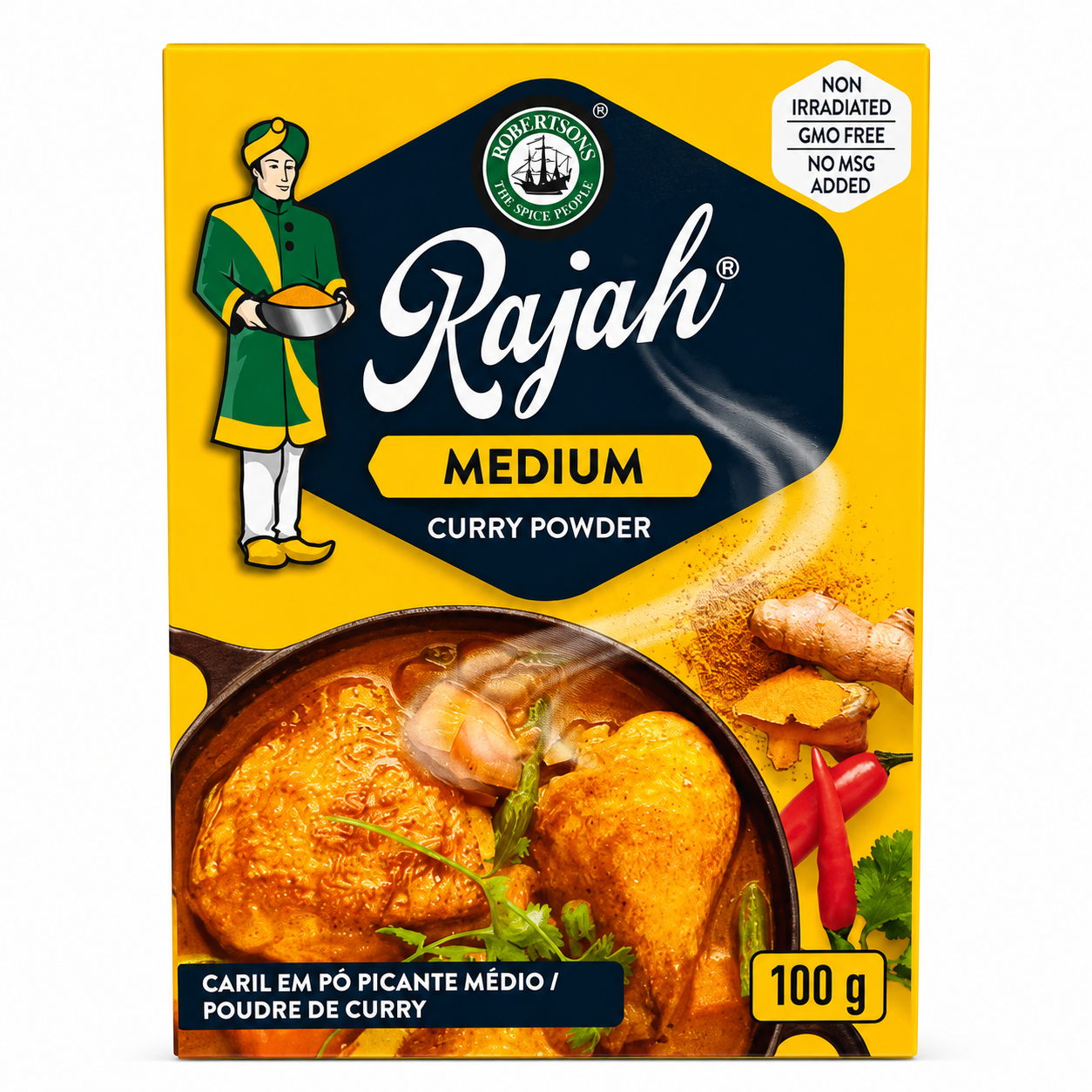 Rajah Medium Curry Powder 100g