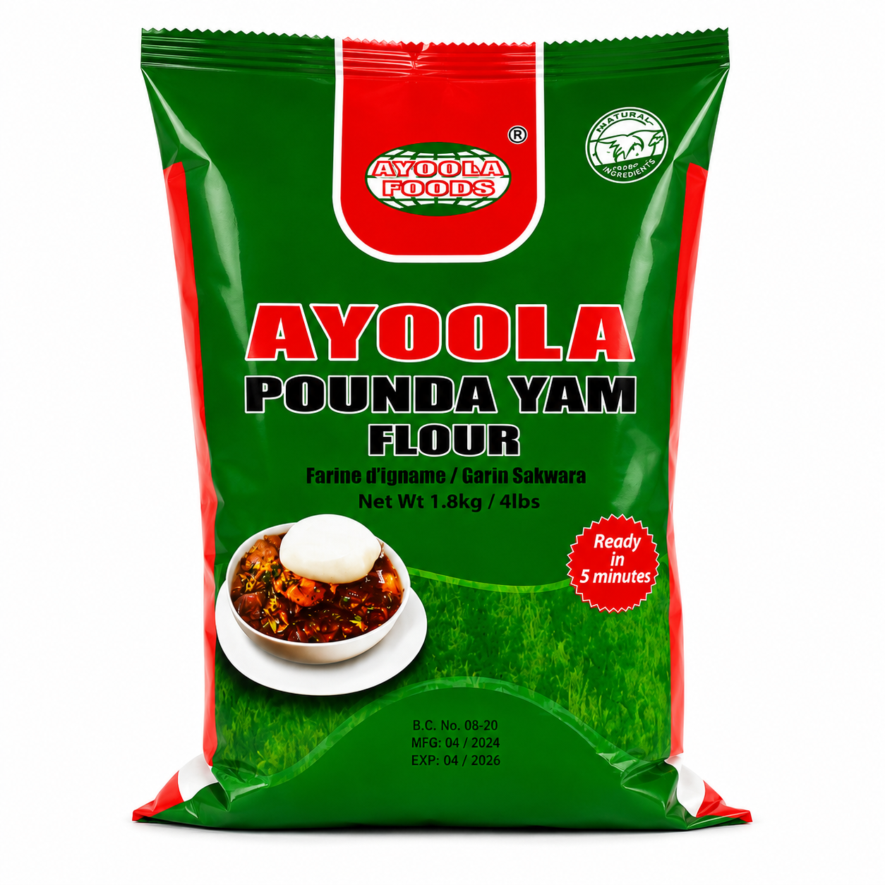 Ayoola Pounded Yam Flour 1.8kg