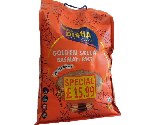 Disha Golden Sella Basmatic Rice - 10KG