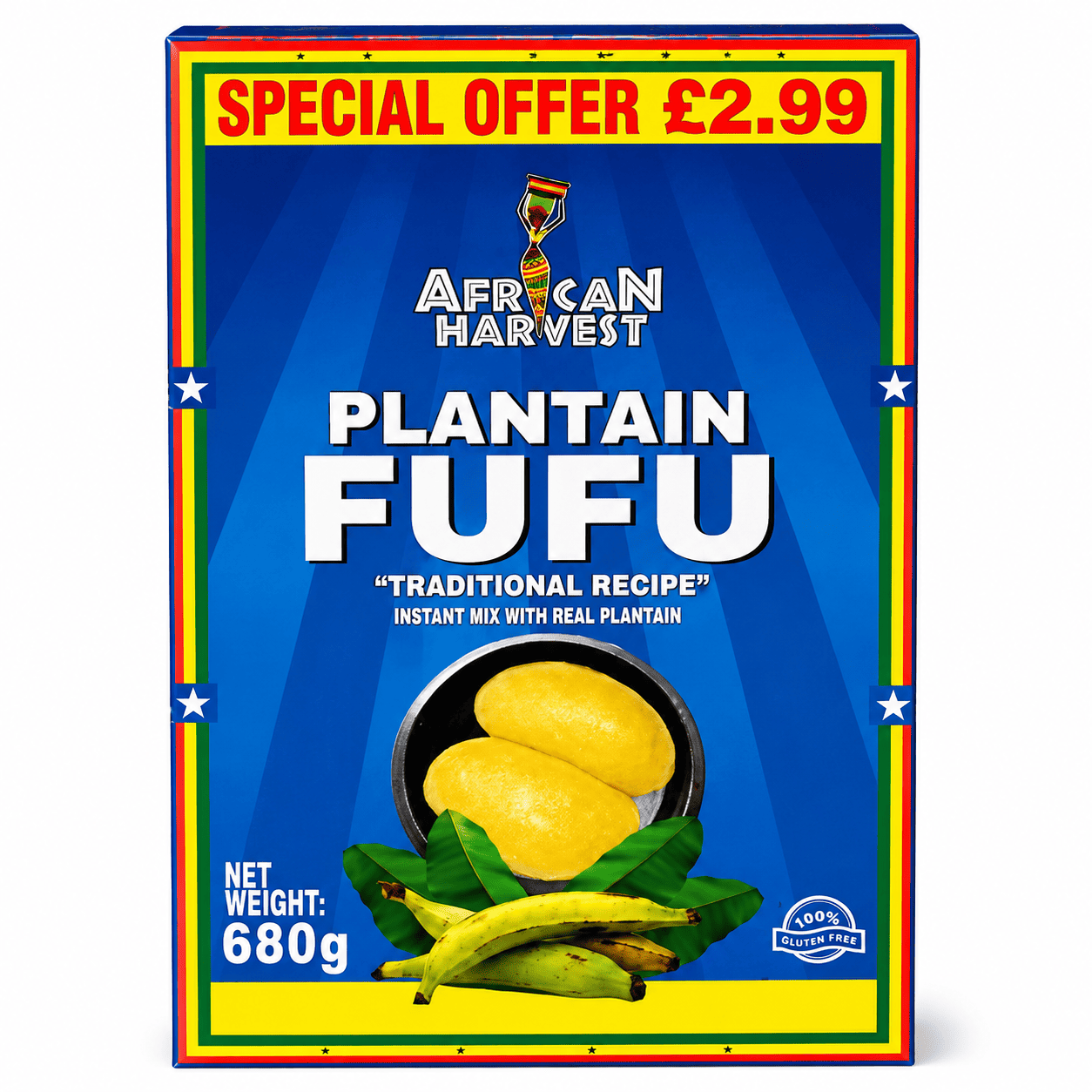 African Harvest Plantain Fufu