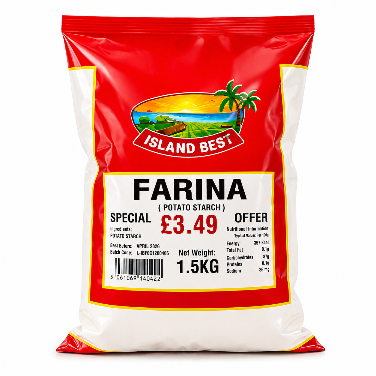Farina potato starch 1.5kg