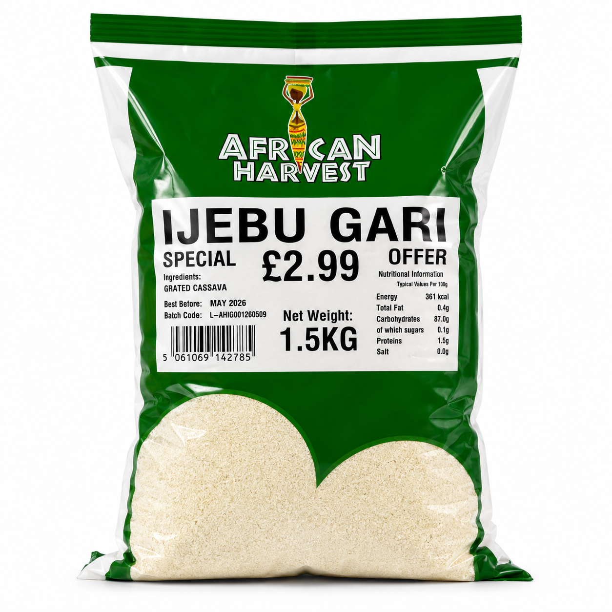 African Harvest Ijebu Gari 1.5kg