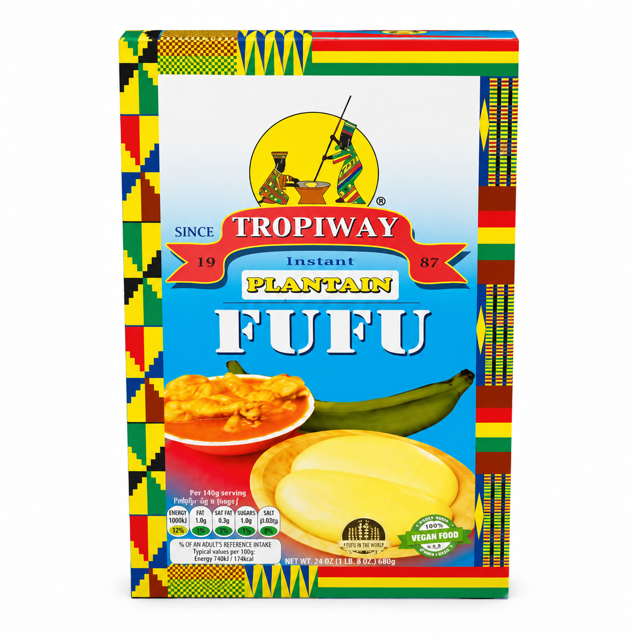 Tropiway Instant Plantain Fufu 680g