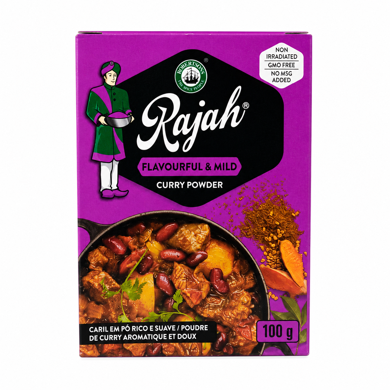 Rajah Flavourful Curry Powder with Garlic 100g 