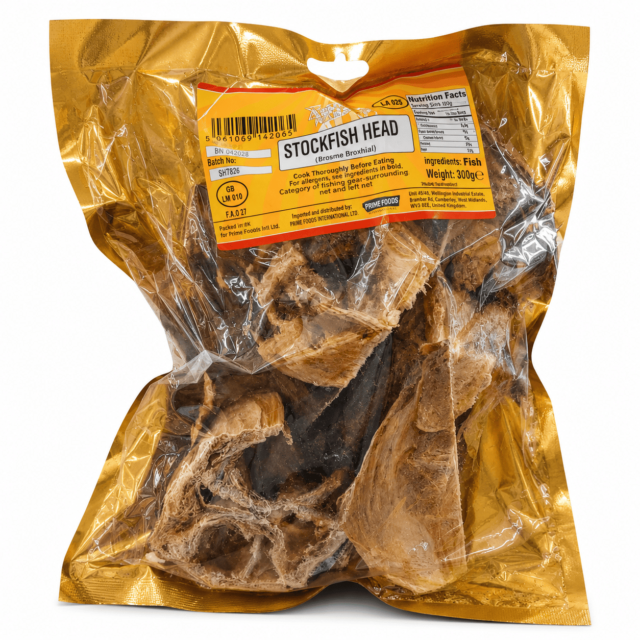 Stock Fish Head Brosme (Broxhial)