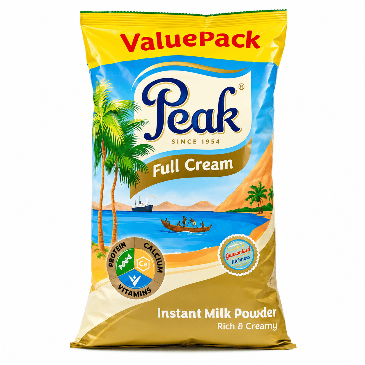 peak milk full cream (value pack) 800g