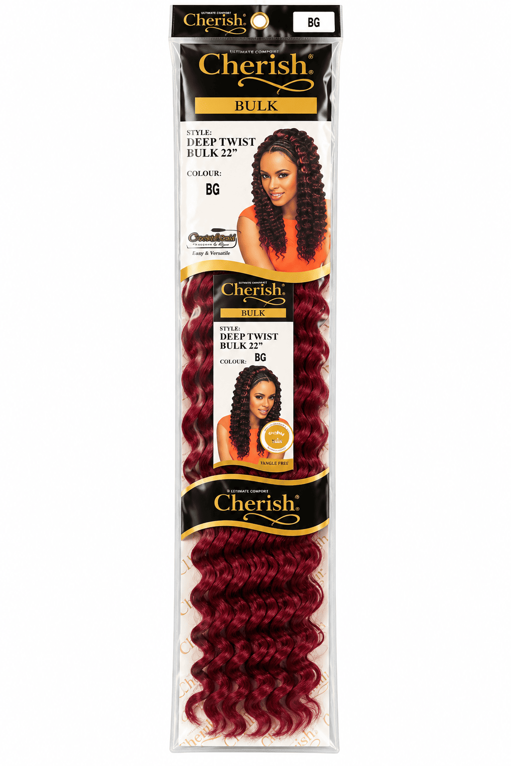 Cherish Deep Twist Burgundy Hair Extensions 