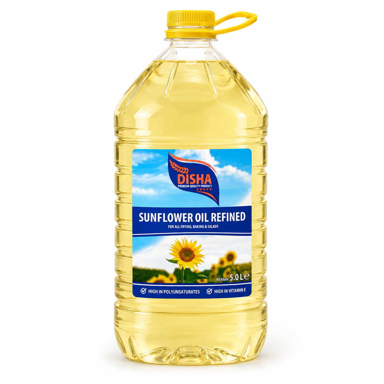 Disha Sunflower Oil 5Ltrs