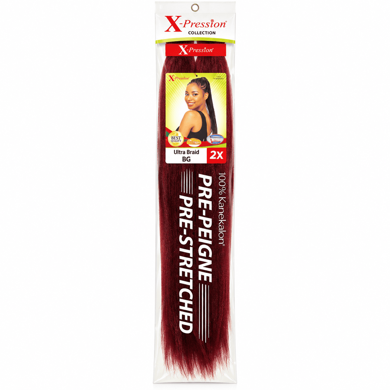 Burgundy Ultra Braid Hair Extensions 