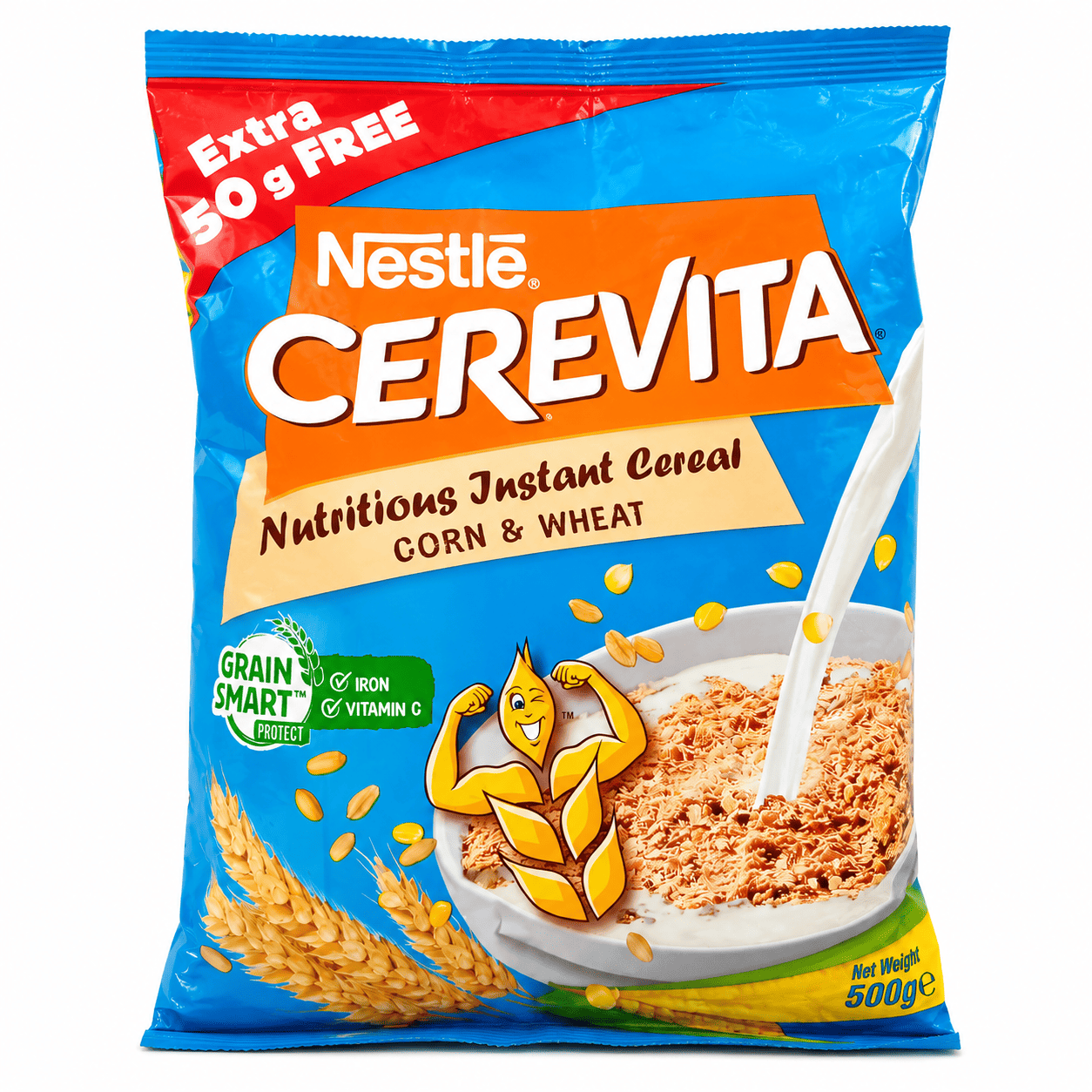 Nestlé CEREVITA Nutritious Instant Cereal (Corn & Wheat) 500g