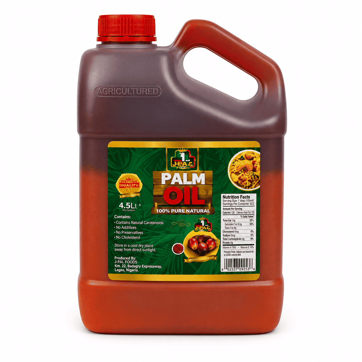 Pride of Africa Palm Oil 4.5L