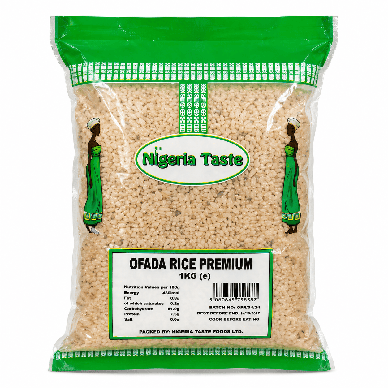 Nigeria Taste Ofada Rice Premium 1kg